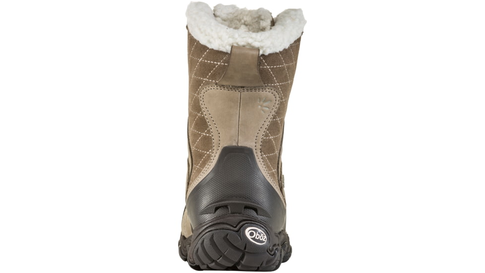 Oboz Bridger 9in Insulated B-DRY Winter Shoes - Womens, Brindle, 6, Wide, 82802-Brindle-Wide-6