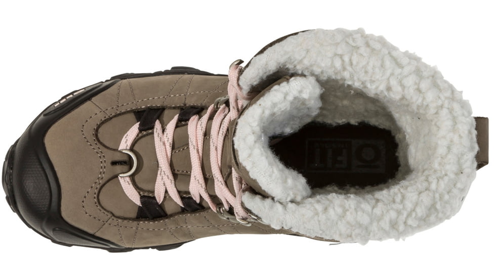 Oboz Bridger 9in Insulated B-DRY Winter Shoes - Womens, Brindle, 6, Wide, 82802-Brindle-Wide-6