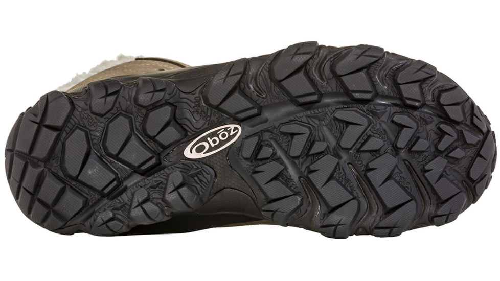 Oboz Bridger 9in Insulated B-DRY Winter Shoes - Womens, Brindle, 6, Wide, 82802-Brindle-Wide-6