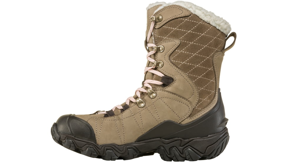 Oboz Bridger 9in Insulated B-DRY Winter Shoes - Womens, Brindle, 6.5, Medium, 82802-Brindle-Medium-6.5