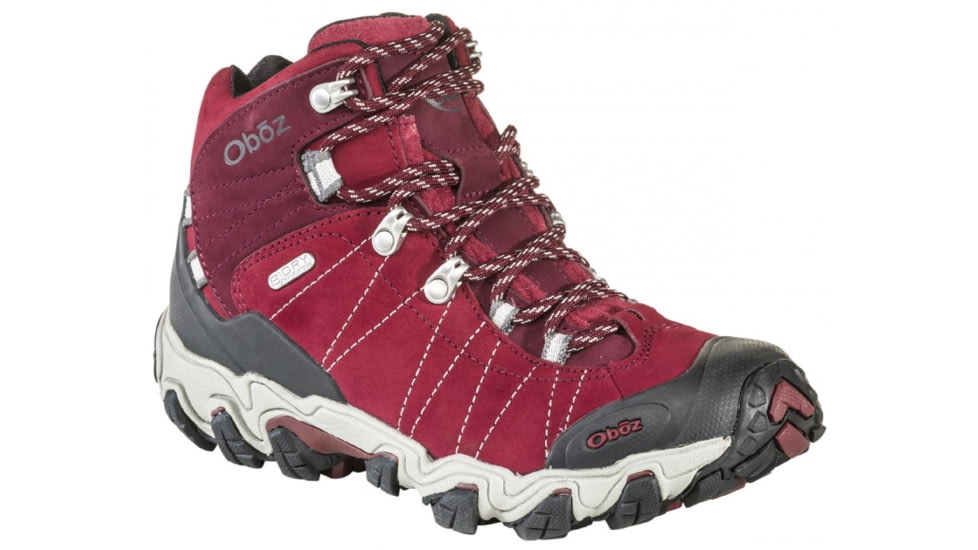 Oboz Bridger Mid B-Dry Hiking Boots - Women's, Wide, Rio Red, 12, 22102-600-12-Wide