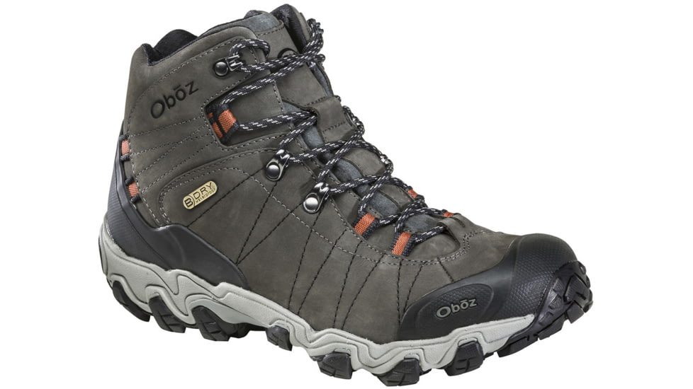 USED, Oboz Bridger Mid B-DRY Hiking Shoes - Men's, 13 US, Medium, Raven, 22101-Raven-Medium-13