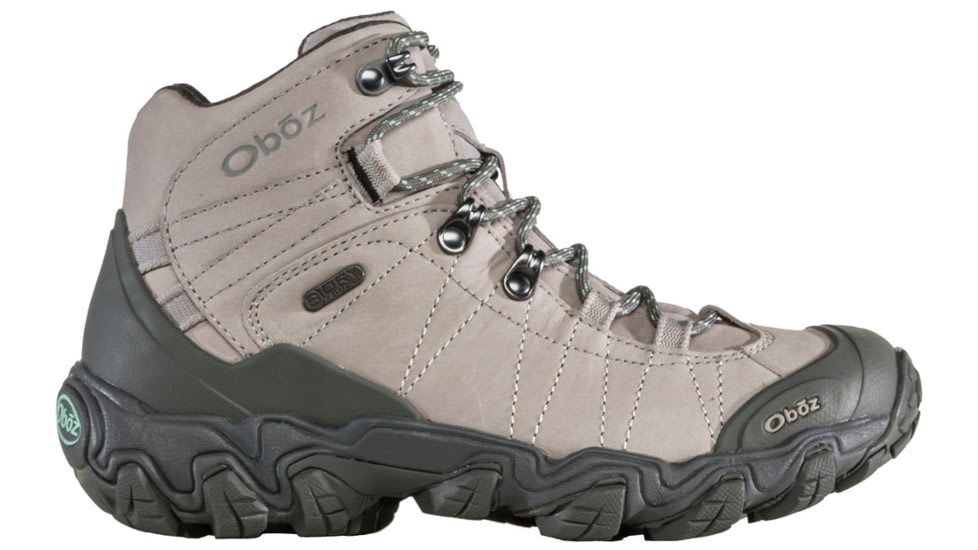 Oboz Bridger Mid B-DRY Hiking Shoes - Women's, Wide, Frost Gray, 6, 22102-Frost Gray-Wide-6
