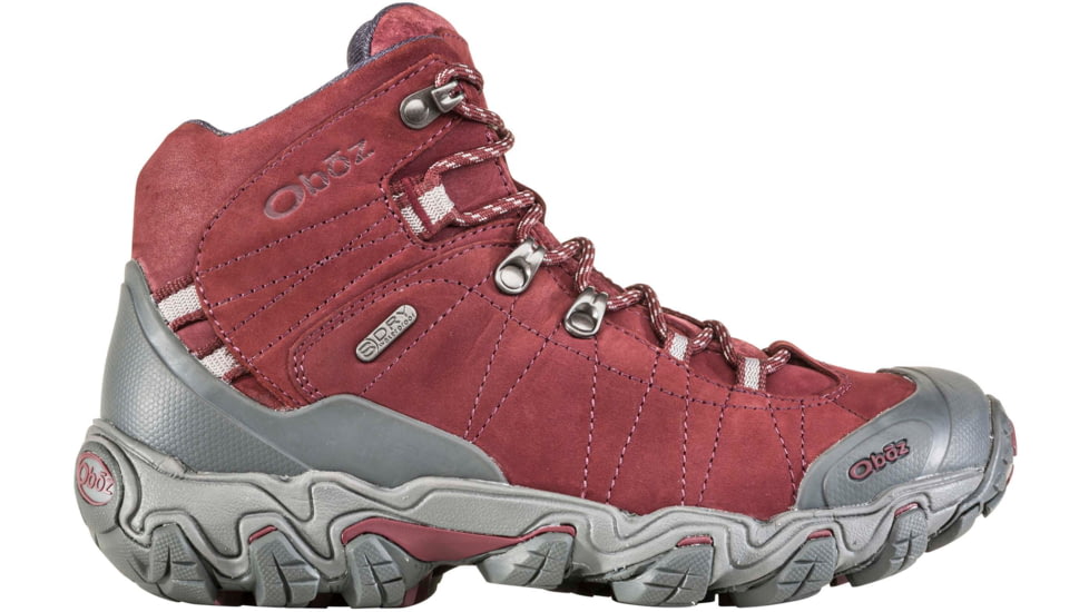 Oboz Bridger Mid B-DRY Hiking Shoes - Women's, Mahogany, 8.5 US, Medium, 22102-Mahg-Medium-8.5