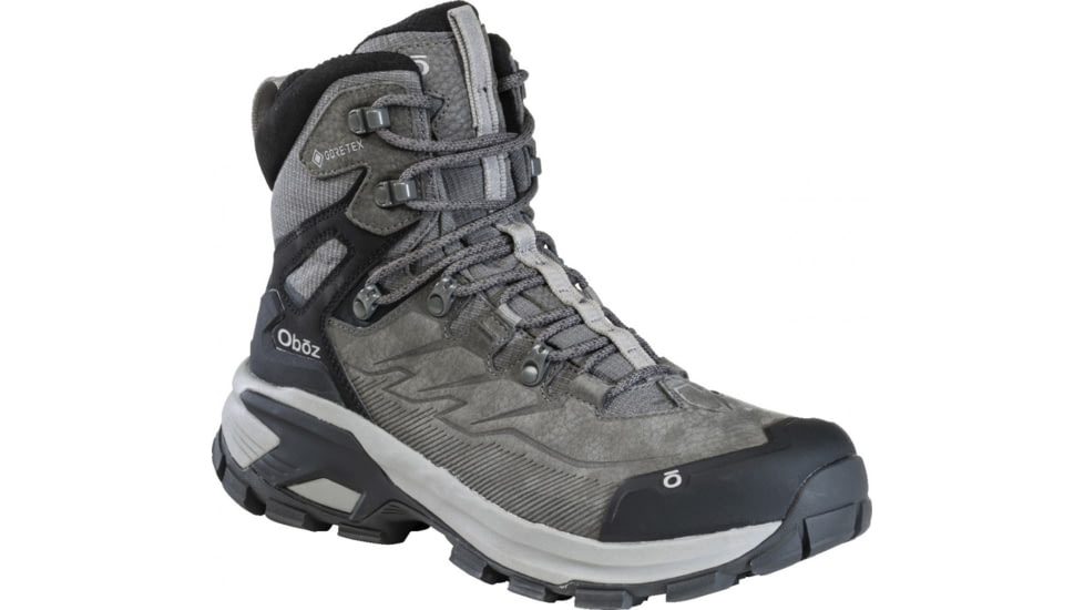 Oboz Bridger Ridge Mid GTX Hiking Shoes - Men's, Gunmetal Black, 14, 25001-151-14