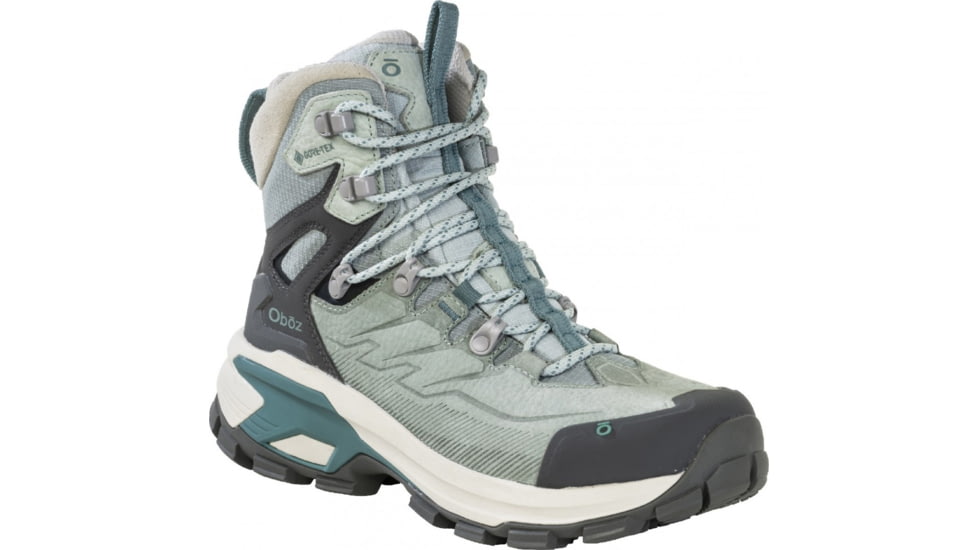 Oboz Bridger Ridge Mid GTX Hiking Shoes - Women's, Glacier, 9, 25002-726-9