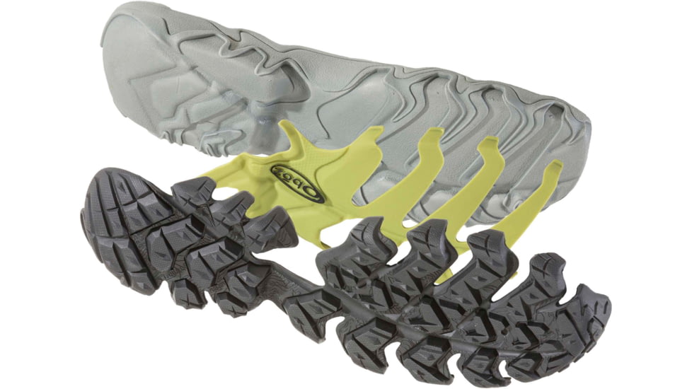 Oboz Bridger Vent Mid B-DRY Hiking Boots - Mens, Slate Brown / Mayfly Green, 9, 24201-SBMG-MEDIUM-9-DEMO