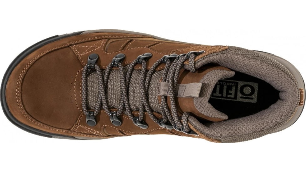Oboz Burke Mid Leather B-Dry Boots - Mens, Grizzly, 8, 79401-916-8