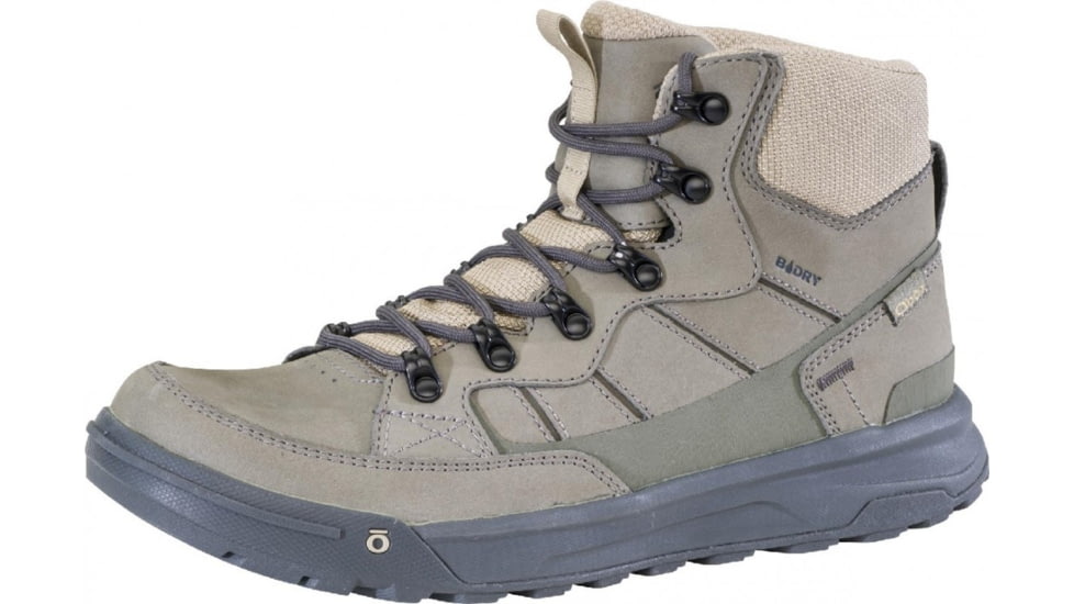 Oboz Burke Mid Leather B-Dry Boots - Mens, Olive Branch, 8.5, 79401-586-8.5