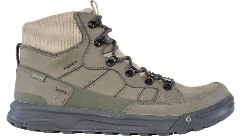 Oboz Burke Mid Leather B-Dry Boots - Mens, Olive Branch, 8.5, 79401-586-8.5