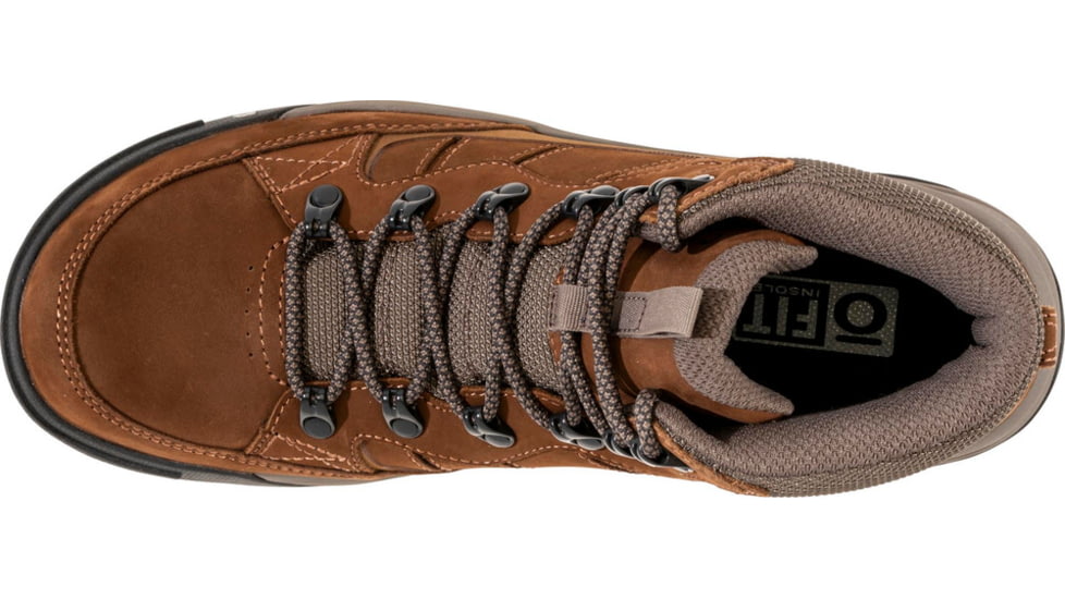Oboz Burke Mid Leather Waterproof Boots - Mens, Grizzly, 9, Medium, 79401-Grizzly-Medium-9
