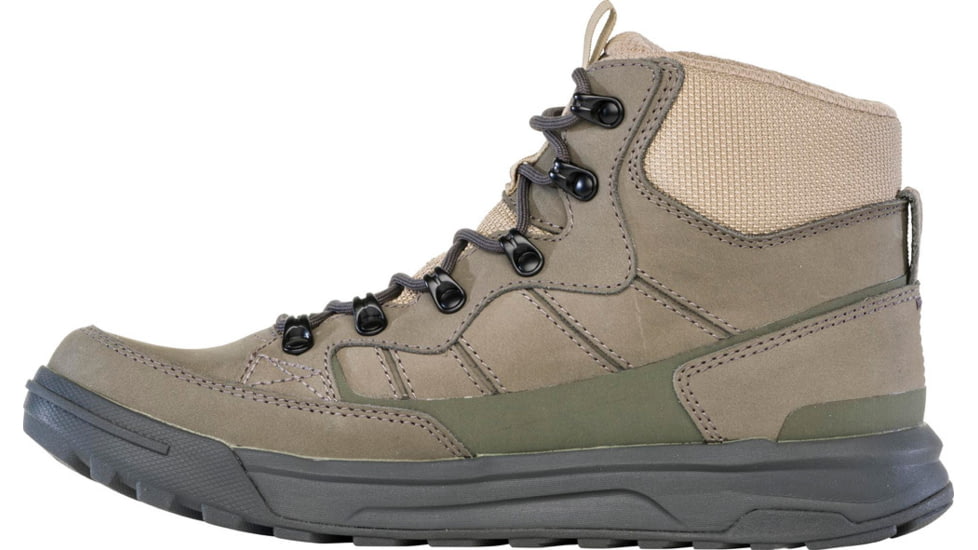 Oboz Burke Mid Leather Waterproof Boots - Mens, Olive Branch, 10, Medium, 79401-Olive Branch-Med-10