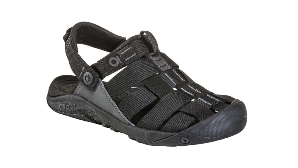 Oboz Campster Sandals - Mens, Black, 9 60501-Black-9