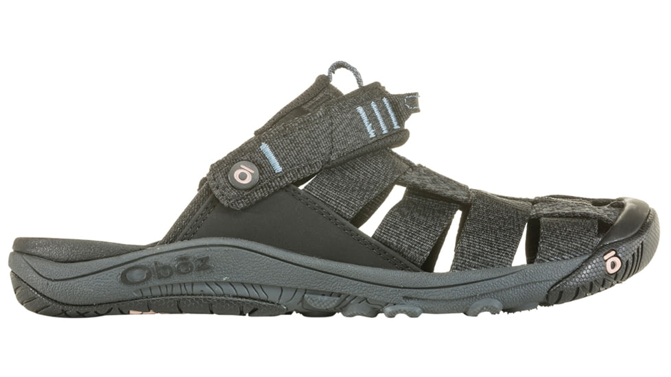 Oboz Campster - Womens, Black/Blue Mirage, Medium, 7, 60502-BBM-Medium-7