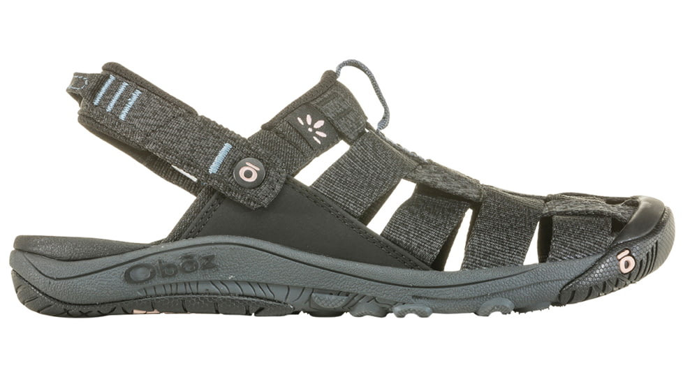 Oboz Campster - Womens, Black/Blue Mirage, Medium, 7, 60502-BBM-Medium-7