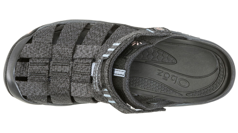 Oboz Campster - Womens, Black/Blue Mirage, Medium, 7, 60502-BBM-Medium-7