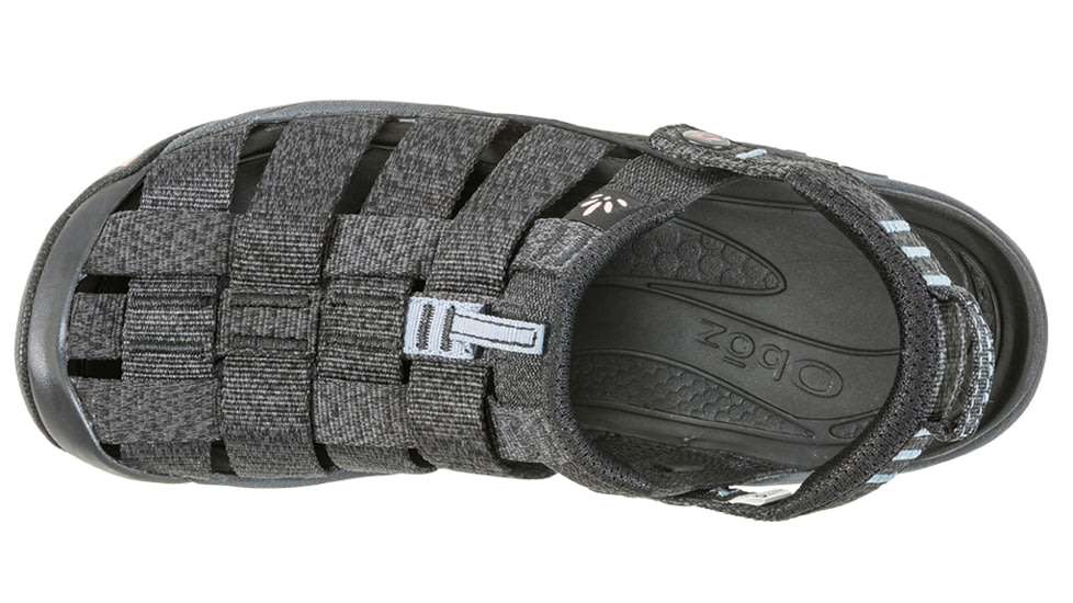 Oboz Campster - Womens, Black/Blue Mirage, Medium, 7, 60502-BBM-Medium-7