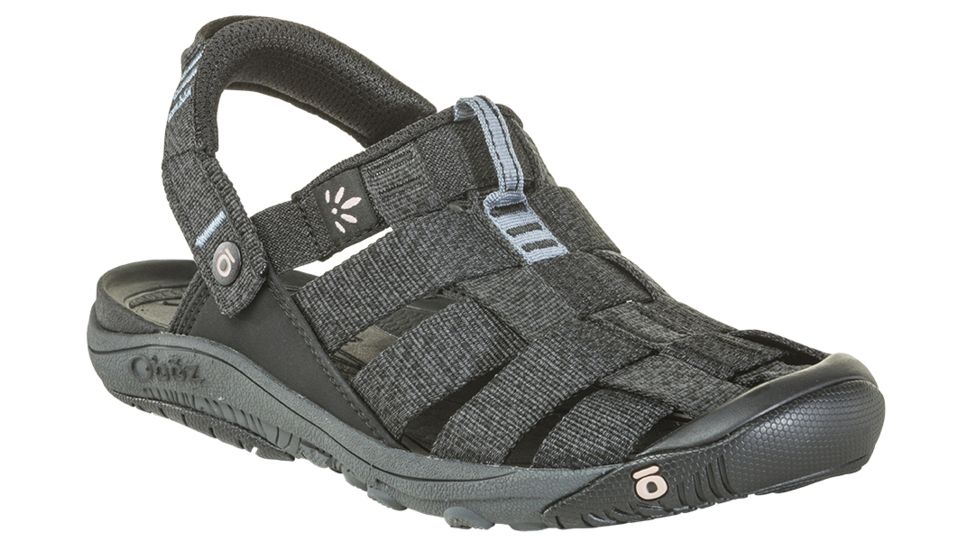 Oboz Campster - Womens, Black/Blue Mirage, Medium, 7, 60502-BBM-Medium-7