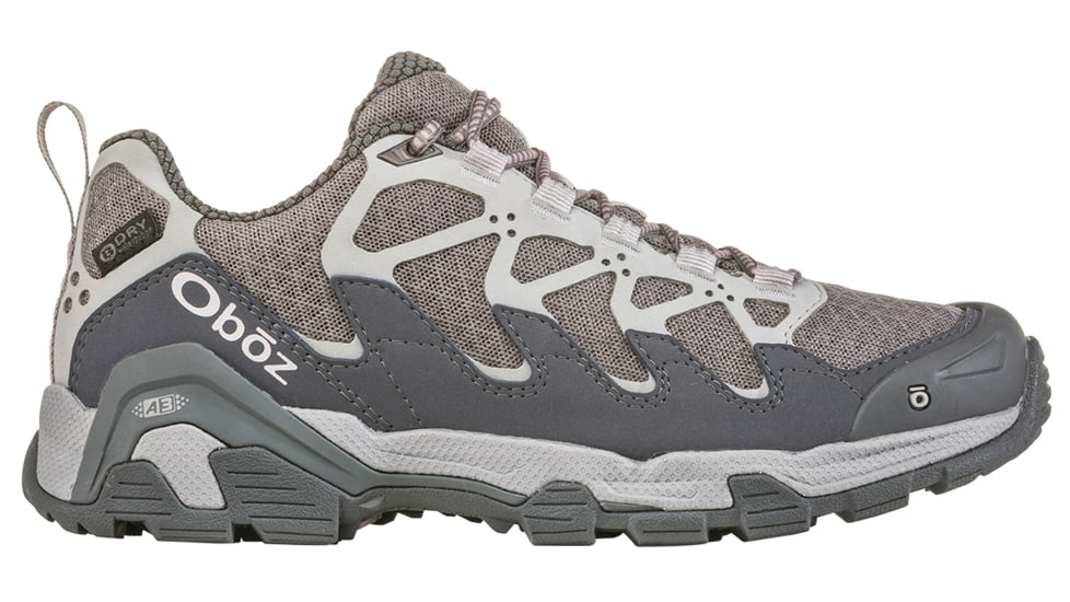Oboz Cirque Low B - Dry - Womens, Pewter/Violet Ice, 7, 41502-7