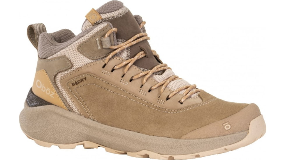 Oboz Cottonwood Mid B-DRY Hiking Shoes - Women's, Sand, 6, 78302-145-6