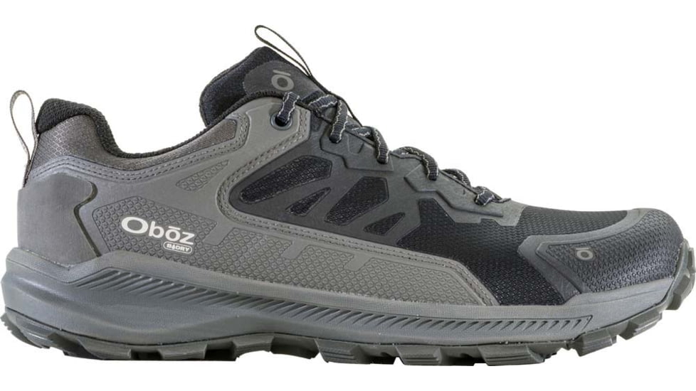 Oboz Katabatic Low B-Dry Hiking Shoes - Mens, Charcoal, 12, 44001, Charcoal - 12