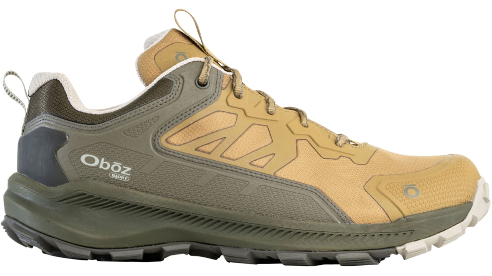 Oboz Katabatic Low B-Dry Hiking Shoes - Mens, Mustard Seed, 10.5, 44001-Mustard Seed-Med-10.5