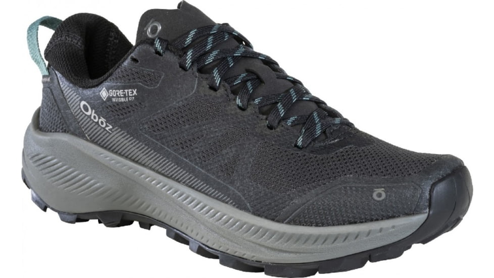 Oboz Katabatic LT Low GTX Hiking Shoes - Men's, Wide, Black Sea, 14, 44101-189-14-Wide