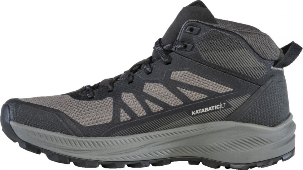 Oboz Katabatic LT Mid GTX Hiking Shoes - Mens, Wide, Black Sea, 9.5, 46101-189-9.5-Wide