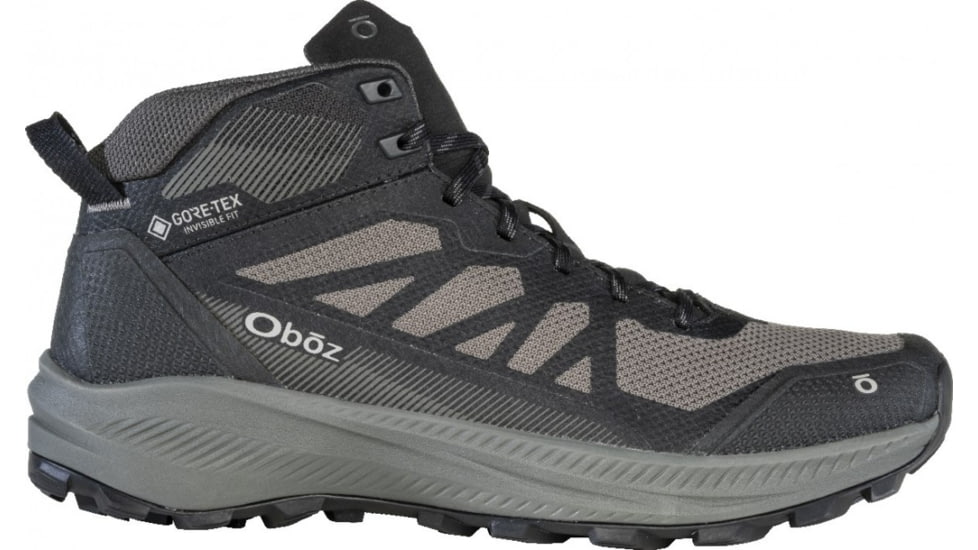 Oboz Katabatic LT Mid GTX Hiking Shoes - Mens, Wide, Black Sea, 9.5, 46101-189-9.5-Wide