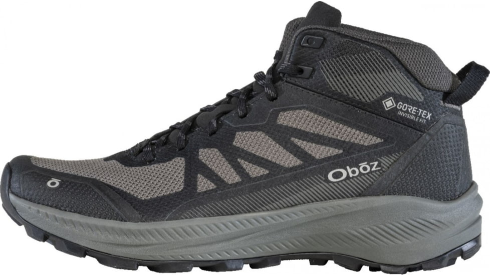 Oboz Katabatic LT Mid GTX Hiking Shoes - Mens, Wide, Black Sea, 9.5, 46101-189-9.5-Wide