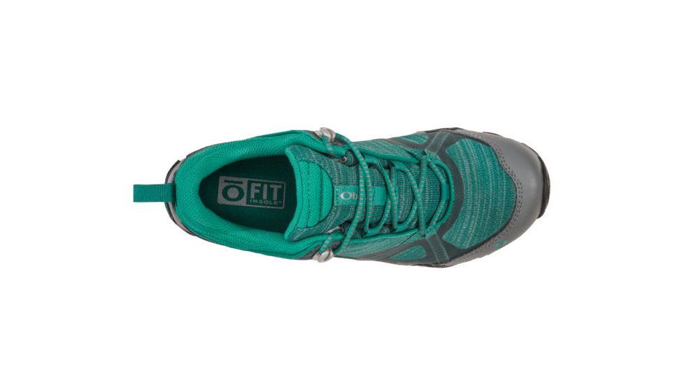 Oboz Lynx Low B-Dry - Womens, Aqua/ Frost Gray, Medium, 9.5, 72702-AFG-M-9.5