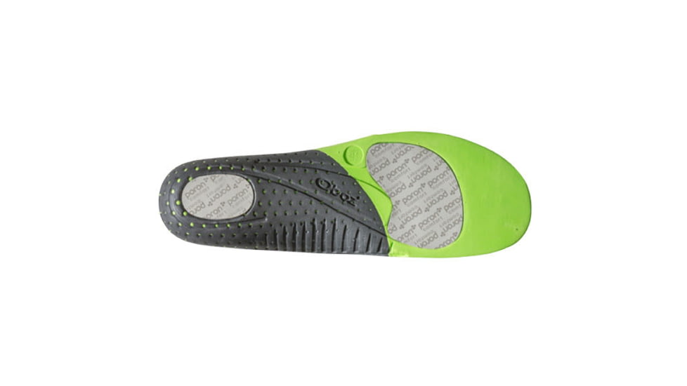 Oboz O Fit Insole Plus Medium Arch, Green, 2XS, 100001-Green-Medium-XXS