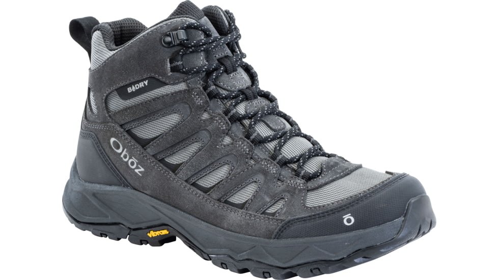 Oboz Sawtooth Ascent Mid B-DRY Hiking Shoes - Men's, Charcoal, W-14, 77801-10102-W-14