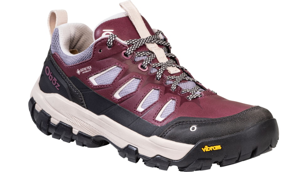 Oboz Sawtooth X Pro Low GTX Hiking Shoes - Women's, Berry, 7, 030367OB-10377-7