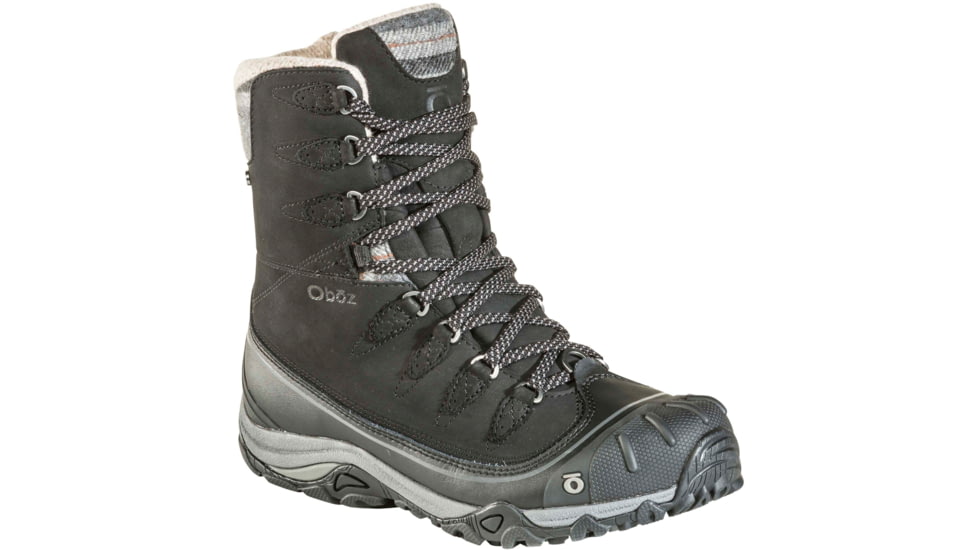 Oboz Sapphire 8 Inch Insulated B-Dry - Womens, Black, Medium, 10, 81802-Black-Medium-10