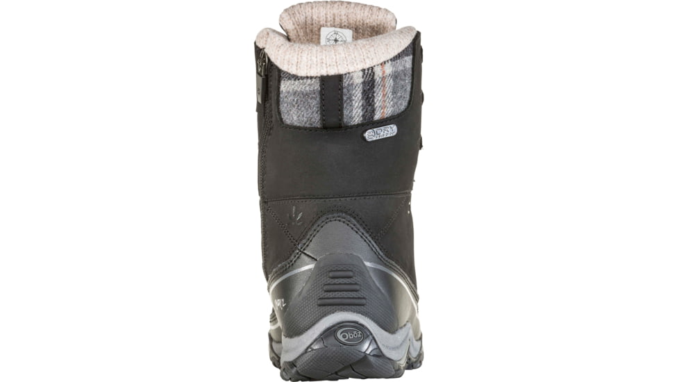 Oboz Sapphire 8 Inch Insulated B-Dry - Womens, Black, Medium, 10, 81802-Black-Medium-10