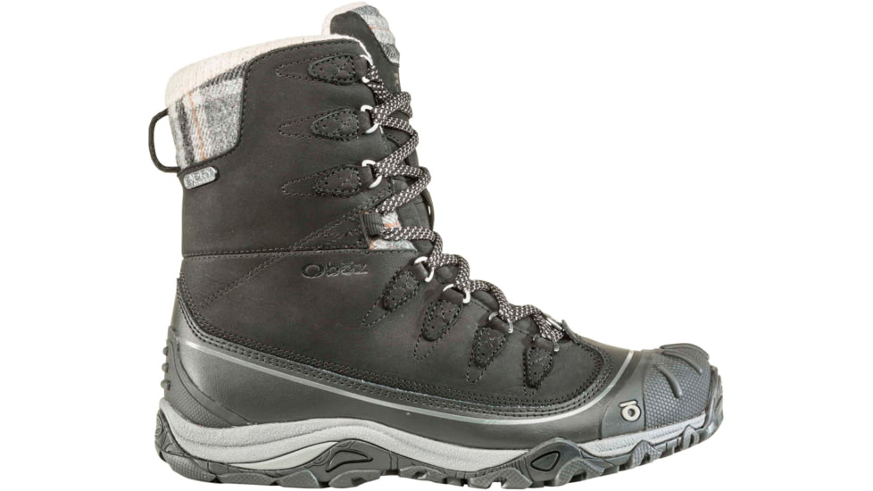 Oboz Sapphire 8in Insulated B-DRY Winter Shoes - Women's, Black, 10, Medium, 81802-Black-Medium-10