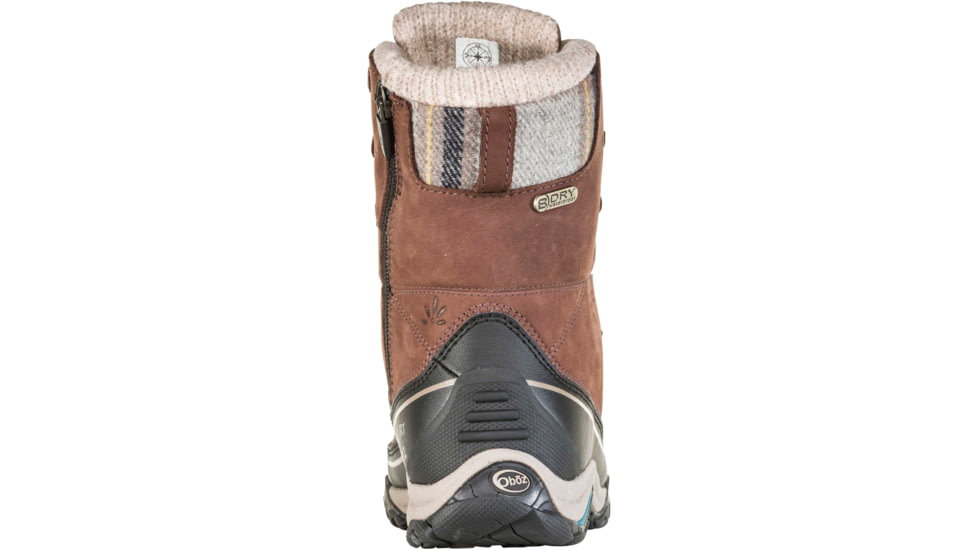 Oboz Sapphire 8 Inch Insulated B-Dry - Womens, Chestnut, Medium, 6.5, 81802-C-M-6.5