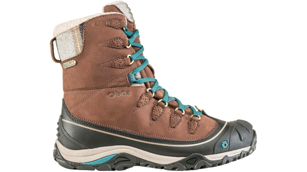 Oboz Sapphire 8 Inch Insulated B-Dry - Womens, Chestnut, Medium, 6.5, 81802-C-M-6.5