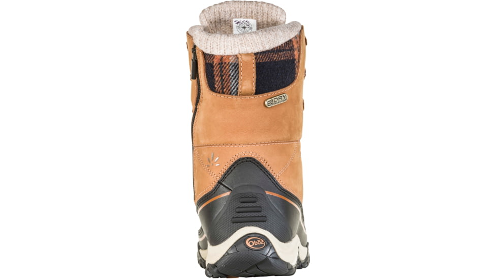 Oboz Sapphire 8in Insulated B-DRY Winter Shoes - Womens, Tan, 9 US, Medium, 81802-Tan-Medium-9