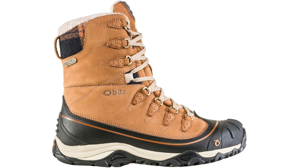 Oboz Sapphire 8in Insulated B-DRY Winter Shoes - Women's, Tan, 9, Medium, 81802-Tan-Medium-9