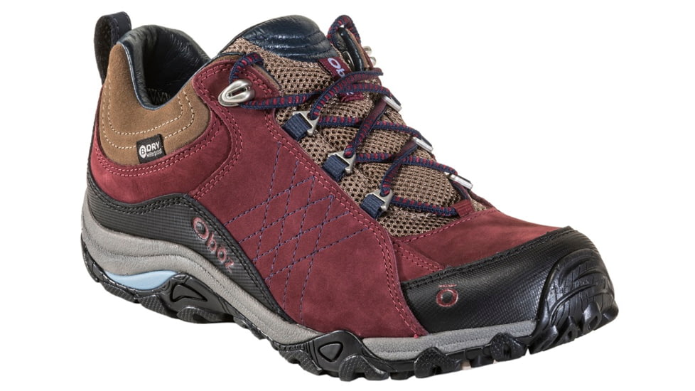 Oboz Sapphire Low B-DRY Casual Shoes - Women's, Merlot, 9, 71602-MT-9