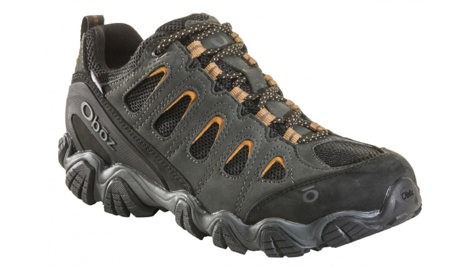 Oboz Sawtooth II Low B-DRY Hiking Shoes - Mens, Wide, Shadow/Burlap, 9.5, 23401-173-9.5-Wide