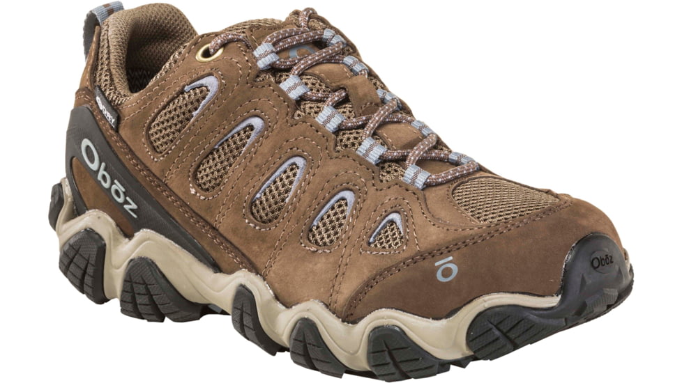Oboz Sawtooth II Low B-DRY Hiking Shoes - Womens, Brindle/Tradewinds Blue, 6.5 US, Medium, 23402-Bre/TrwBl-Medium-6.5