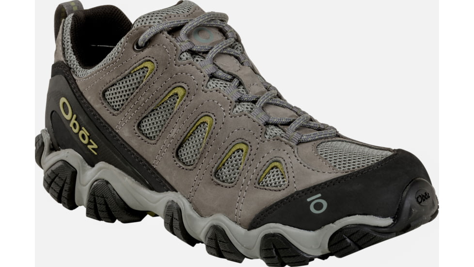 Oboz Sawtooth II Low Hiking Shoes - Mens, Wide, Pewter, 15 US, 23601-106-15-Wide