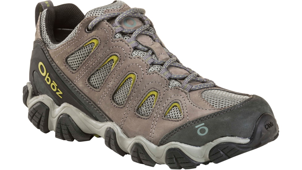 Oboz Sawtooth II Low - Mens, Pewter, Wide, 14, 23601-Pewter -Wide-14
