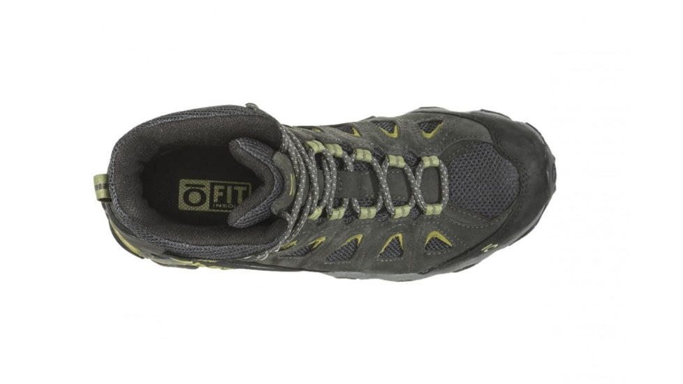 Oboz Sawtooth II Mid B-DRY Hiking Shoes - Mens, Medium, Dark Shadow/Woodbine Green, 11.5, 23701-1061-11.5-Medium