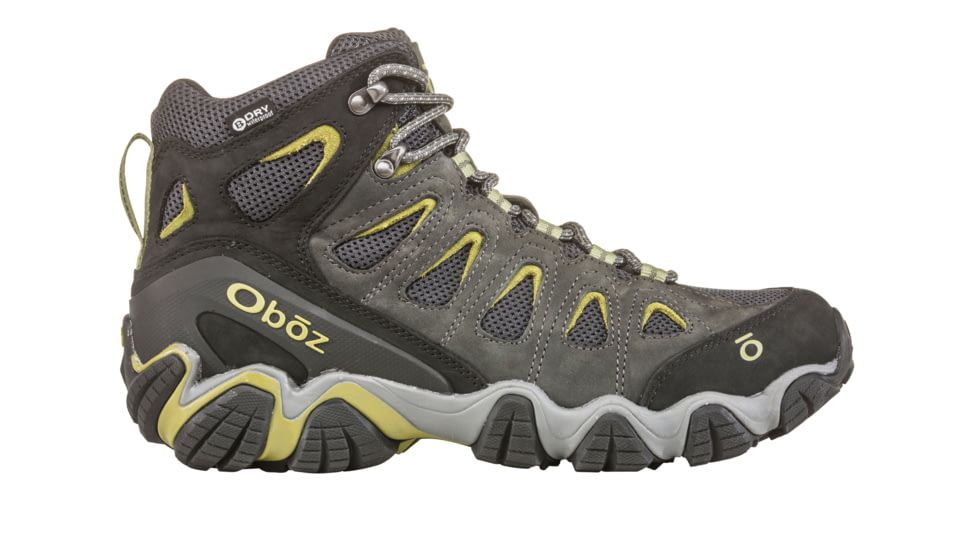 Oboz Sawtooth II Mid B-DRY Hiking Shoes - Mens, Medium, Dark Shadow / Woodbine Green, 7 US, 23701-1061-7-Medium