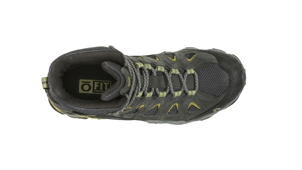 Oboz Sawtooth II Mid B-DRY Hiking Shoes - Mens, Medium, Dark Shadow / Woodbine Green, 7 US, 23701-1061-7-Medium