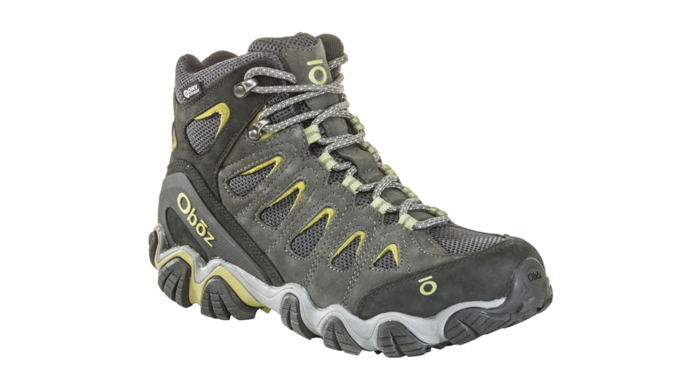 Oboz Sawtooth II Mid B-DRY Hiking Shoes - Men's, Medium, Dark Shadow / Woodbine Green, 7.5 US, 23701-1061-7.5-Medium